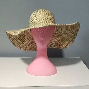 Stylish Woven Sun Hat Tan,Brown Green